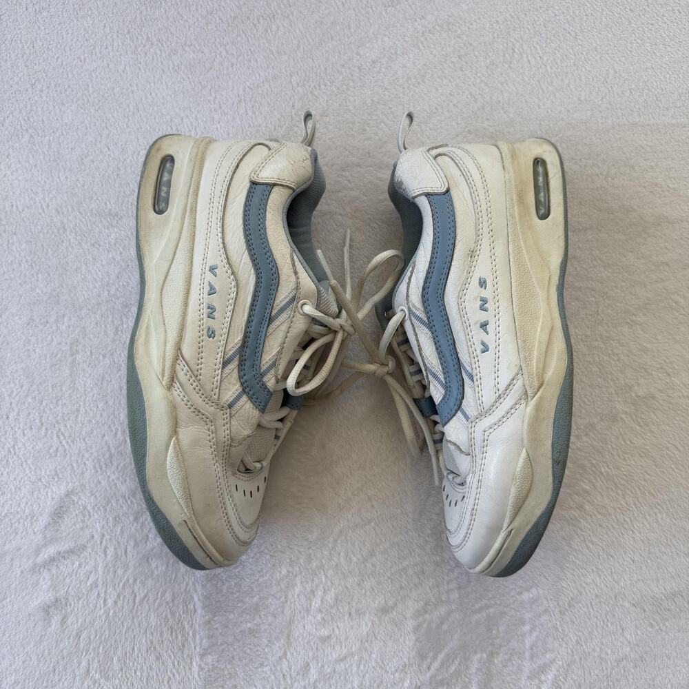 Vans White & Blue Sneakers Size 7.5 - Picture 7 of 8